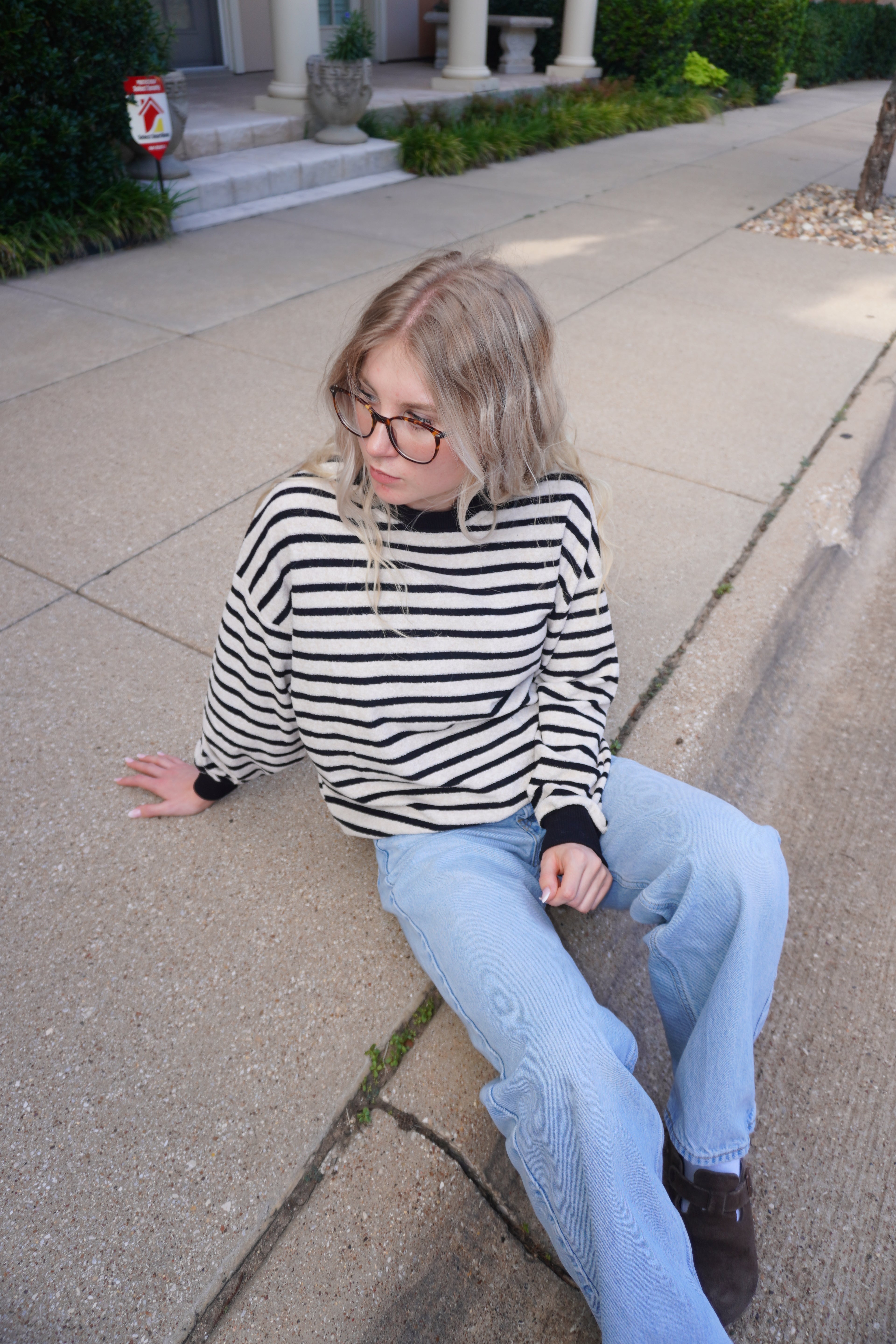 Terry Knit Pullover